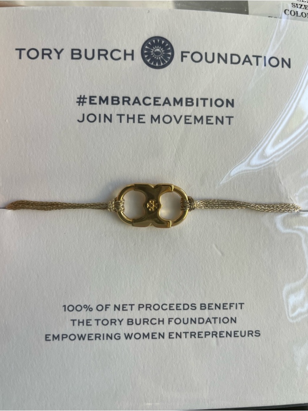 Tory Burch EMBRACE AMBITION BRACELET in Gold/Tory Gold - Picture 11 of 12